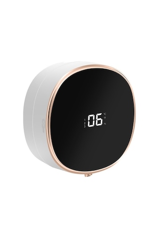 Ulzyvf Duvar Tipi Akıllı Köpük Sabunluk - Sensörlü Otomatik El Dezenfektan Makinesi Siyah Siyah