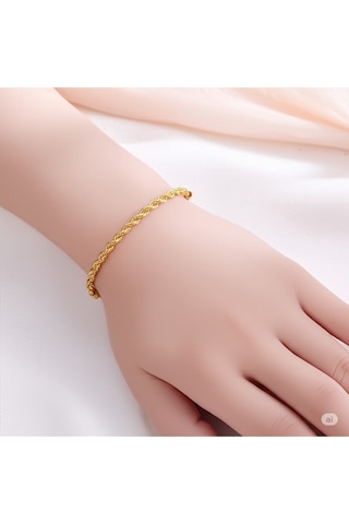 Sevgililer Gününü Ve Özel Günlere Kadın Renkli Burgu Model Çelik Bileklik Çok Renkli
