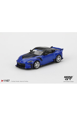1:64 Ölçek Mini Gt Nissan Z Veilside Ffz400 Seiran Blue Diecast Metal Minyatür Model Araba 5cm