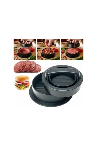 Fortunelane Abs Gıda Grubu Burger Presi - 100 Adet Renkli Kutuda - Pratik Ev Hamburgeri, Silikon Yağlı Kağıt