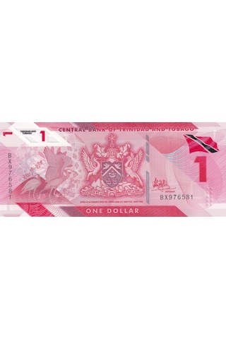 Trinidad Ve Tobago, 1 Dolar 2020 Çil Polimer Para