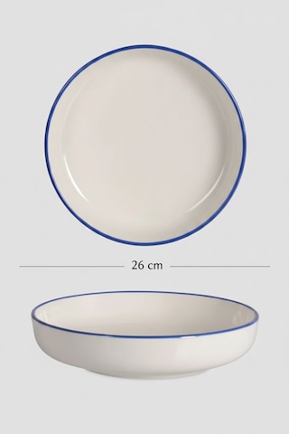 3'lü Toledo Bol Kase 26cm Rim Lacivert Rinart Krem