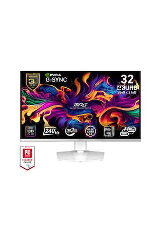 Msı Mpg 321urxw Qd-oled 31.5 240hz 0.03ms Qd-oled G-sync Cece5msı0277