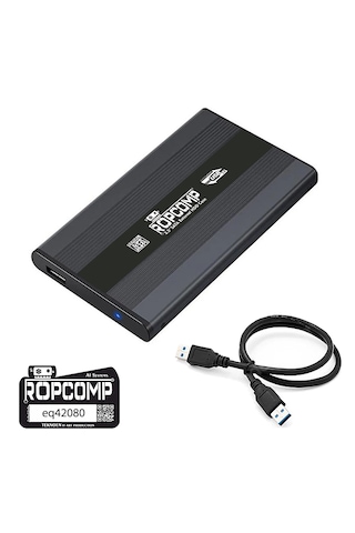 Ropcomp 2.5" Usb 3.0 Sata Harici Harddisk Kutusu Metal