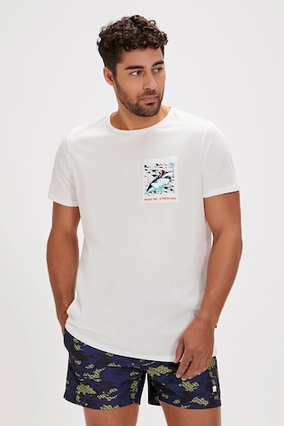 Bad Bear Francıs T-shırt Beyaz Erkek Tshirt Siyah