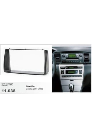Toyota Corolla Terra Sol Verso Double Teyp Çerçevesi 2002 2007 N11.183