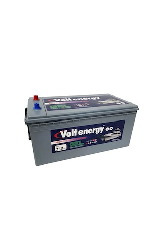 Volt Energy 12 V 250 Amper Deep Cycle Marin Jel Nanocarbon Akü