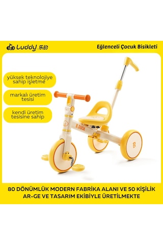 Luddy Bduck Bisiklet Beyaz - Sarı