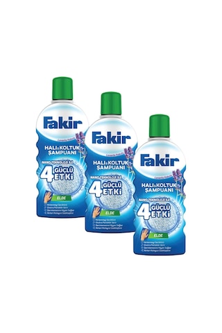 Fakir Elde Lavanta Teknolojili Halı Ve Koltuk Şampuanı 1000ml X 3 Adet 10'lu Set