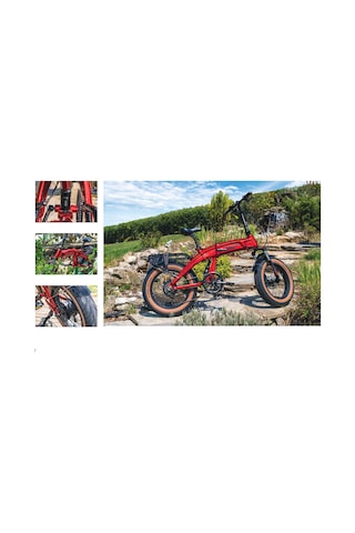 Kron Loop Armour 20" Jant Fat Bike Elektrikli Katlanır Bisiklet 36v-14,5ah Hidrolik Fren Yeşil Gri