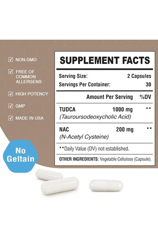 Zingicin Tudca With N.a.c N-acetyl-cysteine Antioxidant Liver Digestion 1200mg 60 Caps