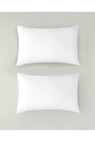 English Home Pure Pamuklu 2'li Yastık Kılıfı 50x70 Cm Beyaz Beyaz