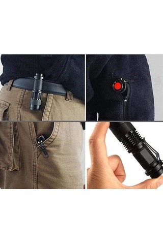 Xianwen Valkyrie Uv Mor Işık El Feneri - 600 Lümens - 3 Mod - Altın