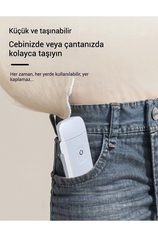 Opulentliving Klipsli Okuma Lambası - Usb Şarjlı, Katlanabilir, Taşınabilir, Göz Koruyucu Beyaz, Kullanıcı Dostu Beyaz