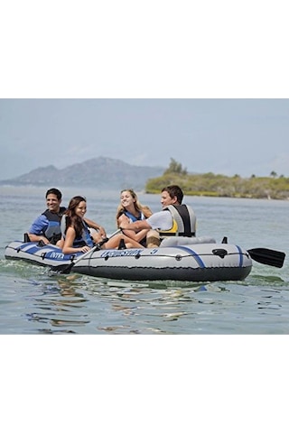 İntex 68325 Model Excursion 5 Kişilik Bot Pompa Kürek