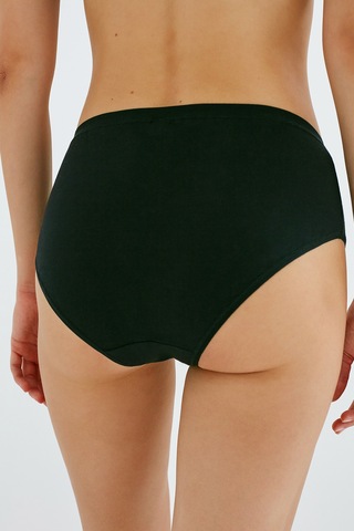 Penti Siyah Pamuklu Fresh Basic Cover Yüksek Bel Slip Külot