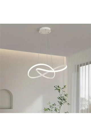 Sonsuzluk Model Tekli Sarkıt Beyaz Işık Ultra Power Avize Avizev