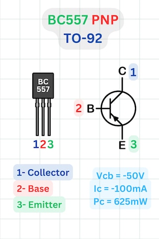 20 Adet Bjt To-92 Transistör Seti - Bc547 + Bc557 + 2n3904 + 2n3906