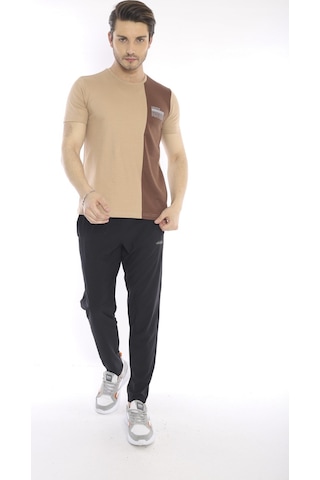 Escetic Erkek Spor, Abd Pike Interlok 1. Kalite Kumaş Somon Slimfit Bisik