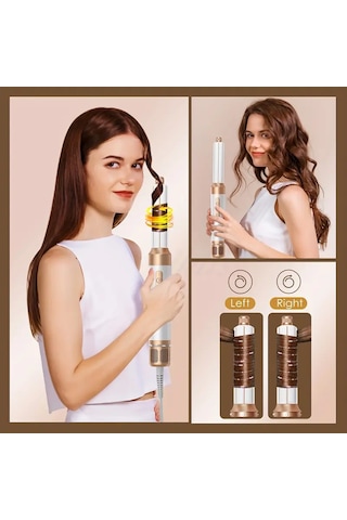 Cbtx 7 In 1 Çok Fonksiyonlu Fırçasız Saç Şekillendirme Seti Beyaz