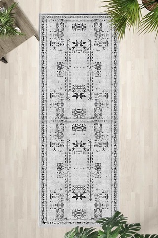 Yıkanabilir Yolluk 124 Gri
