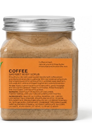 Purivo Coffee Sherbet Body Scrub 500 ML