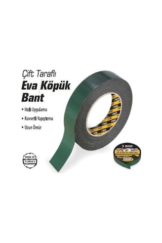 Sgs 2538 Eva Çift Taraflı Köpük Bant 20 Mm 10 Mt