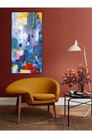 Yağlı Boya Tablo %100 El Yapımı 65cmx115cm Soyut