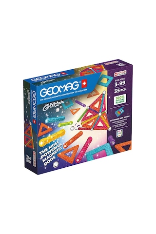 Sunman Geomag Glitter Manyetik Çubuklar 35 Parça