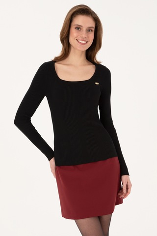U.S. Polo Assn. U.s. Polo Assn. Kadın Siyah Kazak /triko 50314618-vr046