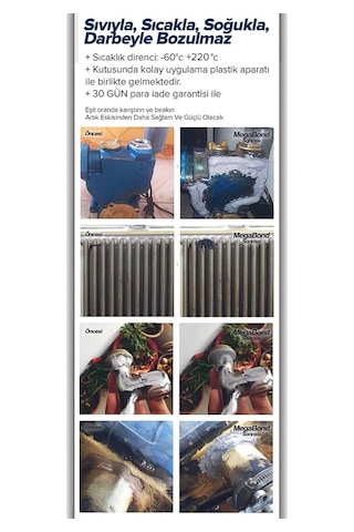 Megabond 4'lü Pkt Soğuk Kaynak Yapılmış Birleştiren Yapıştırıcı