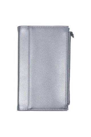 Victoria's Journals Zipco 9.6x16.6 96 Yaprak Çizgili Defter Gümüş 7181 Gri