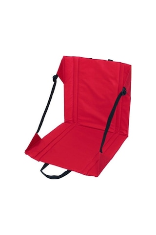 Prestigegoods Çok Dayanıklı Piknik Standı Koltuk Minderi, Katlanır, Neme & Kirli Aşınmaya Dayanıklı, 44x43x44 Cm, Siyah/kırmızı/mavi, Kamp & Yarışma Kırmızı