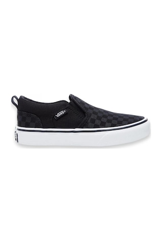 Vans Vn000vh0 Yt Asher Sneakers Siyah Çocuk Spor Ayakkabı Siyah