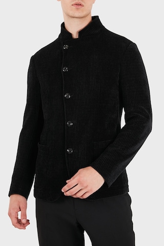 Emporio Armani Hakim Yaka Fermuarlı Astarlı Ceket Erkek Ceket Em005607 Te23228 Uc001 Siyah