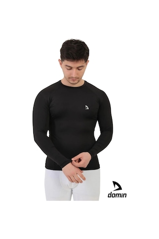 Hnc Sport Erkek Uzun Kol Compression Fitness Gym Body Tshirt Si Yah