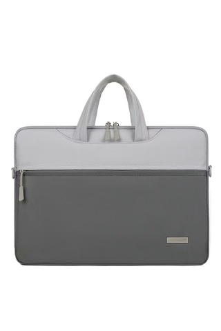 Ecruz City Oxford 15'' Laptop Apple Macbook Uyumlu Tablet Çantası Gri - Gümüş