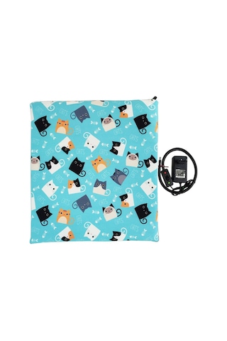 Kedi Minderi Kedi Köpek Minderi Isıtıcılı Kedi Minderi Isıtıcı Pad 12volt 45x45cmx4cm