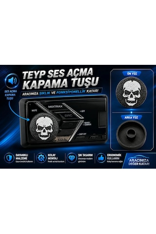 Universal Teyp Düğmesi - Bir Çok Teyp İçin Ses Açma Kapama Düğmesi , Kuru Kafa Teyp Ses Tuşu