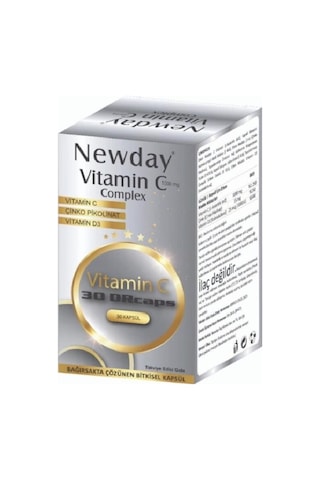 Newday Vitamin C Komplex 30 Kapsül