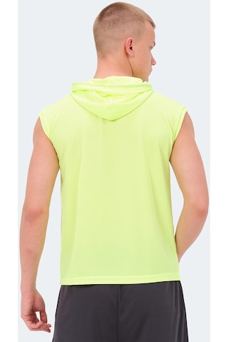 Slazenger RAG Erkek Kolsuz Neon Sarı Tişört