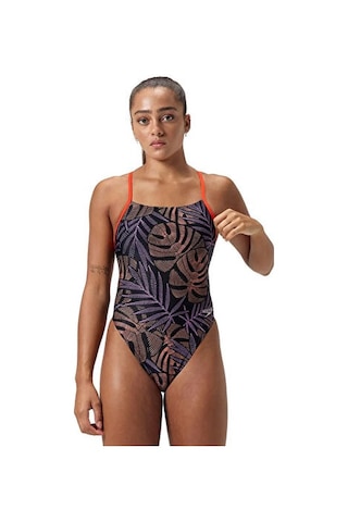 Speedo Alov Digi Tiebk 1pc Af Orange Kadın Yüzücü Mayosu 8-1284118288 Turuncu Turuncu