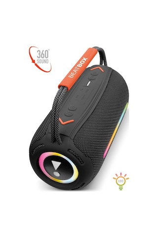 Powerway Beatbox Led Işıklı USB SD Aux FM Radyo Bluetooh Hoparlör