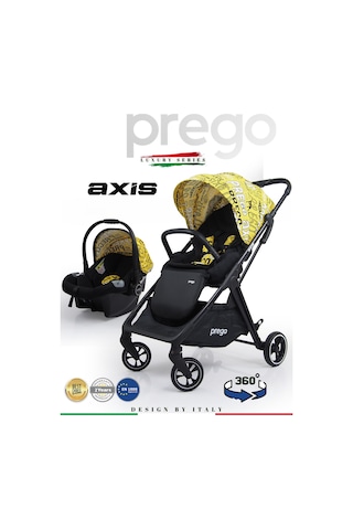 Prego Axis 360 Derece Dönebilen Oturma Üniteli Çift Yönlü Bebek A