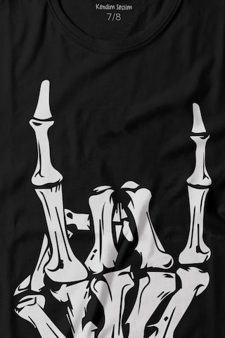 Kendim Seçtim Rock And Roll Music Sert Müzik Baskılı Tişört Çocuk T-shirt 001