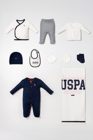 U.s. Polo Assn. Erkek Bebek Beyaz Hastane Çıkışı 10 Lu Set 5274-49932 Beyaz