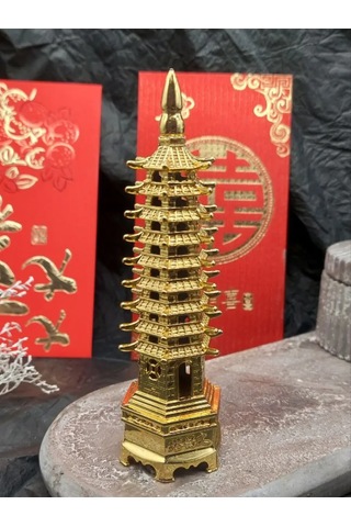 Basket 9 Katlı Pagoda Figürü, Fırsatları Gidermek İçin Feng Shui 230456219