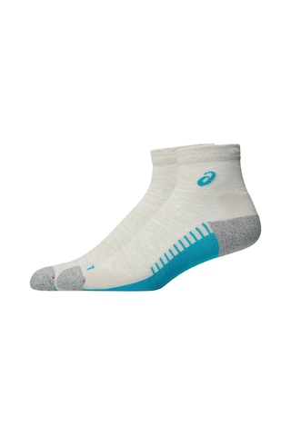 Asics Performance Run Sock Quarter Unisex Beyaz Koşu Çorabı 3013a979-200 Beyaz