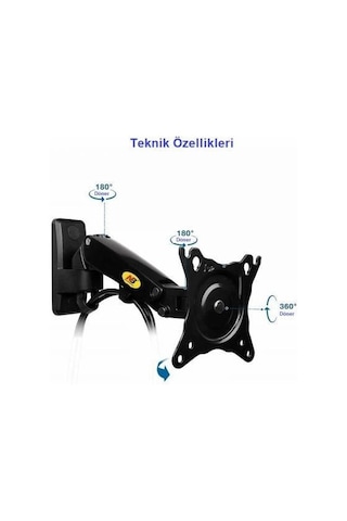 North Bayou Nb F120 Amörtisörlü Hareketli 17-27" Duvar Askı Aparat