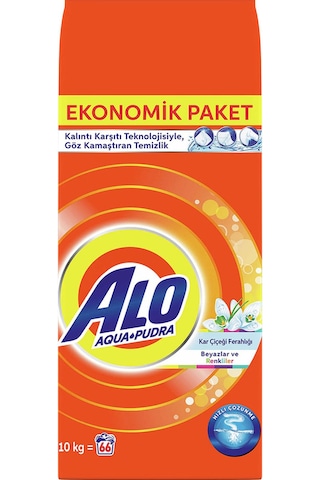 Alo Toz Çamaşır Deterjanı Beyazlar ve Renkliler 10 KG